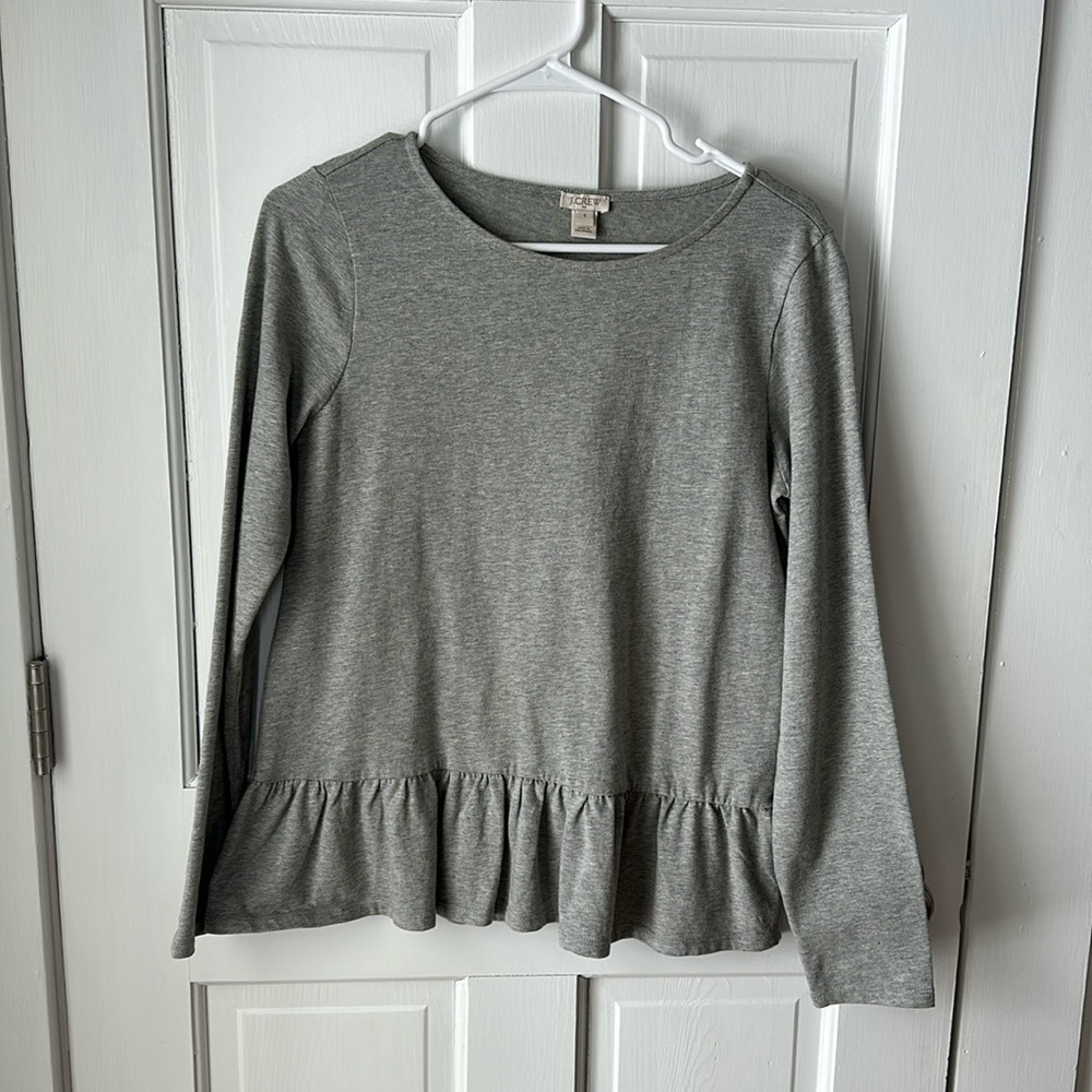 JCrew Peplum Top